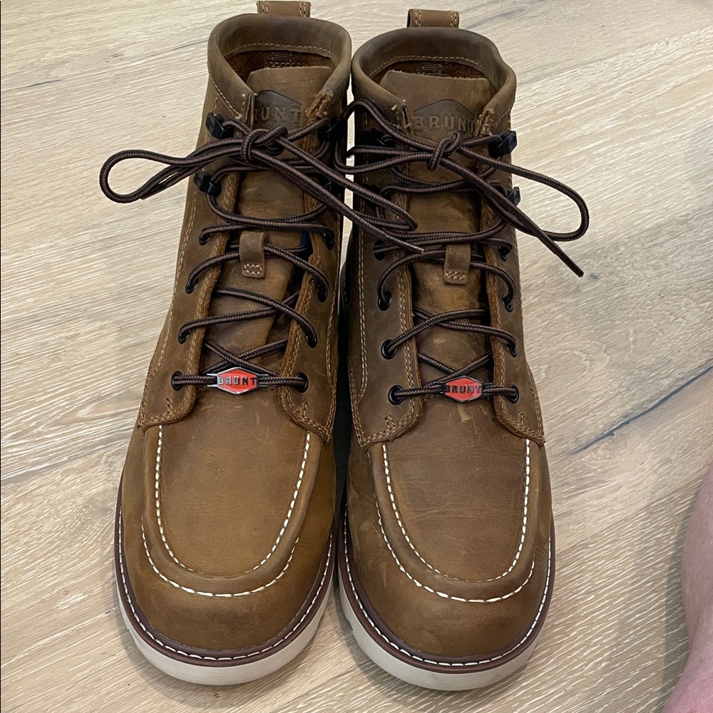 BRUNT Men's Marin Unlined Soft Toe Boots - Brown - EUC with box - Picture 2 of 12